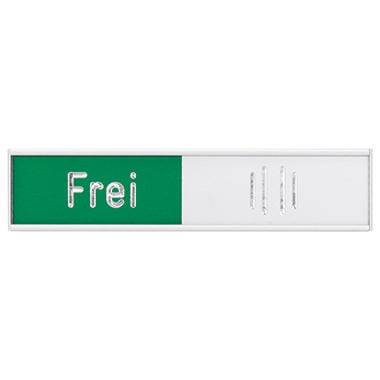 FRA Frei-Besetz-Anzeige deutsch 102x27,4mm al selbstkl. BS0117