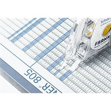 Franken Transparentband S1429 für Plantafeln 8mmx10m graublau