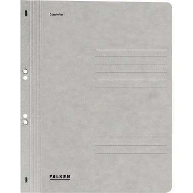 Falken Ösenhefter 80003916 DIN A4 ganzer Deckel Behördenheftung grau
