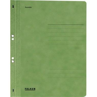 Falken Ösenhefter 80003890 DIN A4 ganzer Deckel Behördenheftung grün