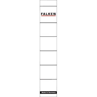 Falken Ordnerrückenschild 80039639 schmal/kurz weiß 10 St./Pack.