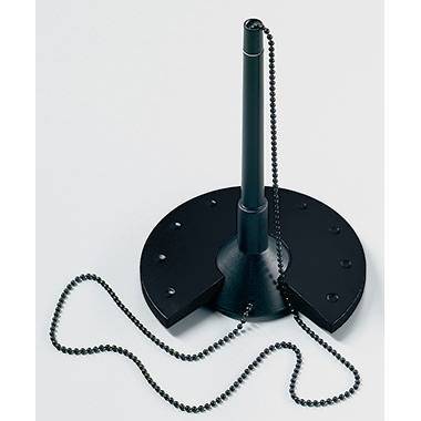 helit Kugelschreiberständer H6359095 10x15,5x10cm Kette sw