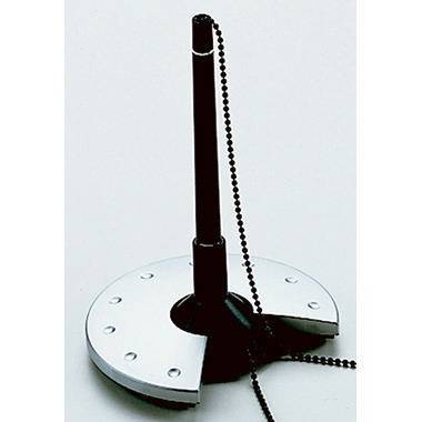 helit Kugelschreiberständer H6359095 10x15,5x10cm Kette sw/si