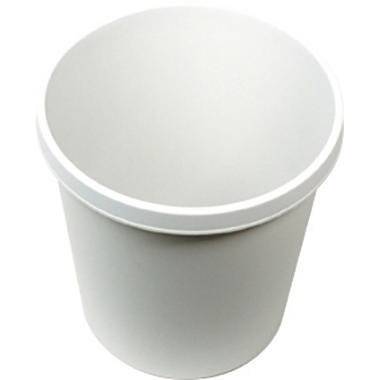 helit Papierkorb H6105882 31x32cm 18l rund Kunststoff lichtgrau