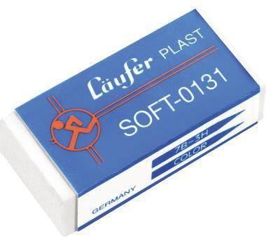 Läufer Radierer Plast Soft 01310 41x19x12mm