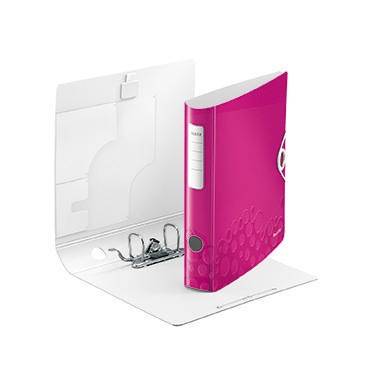 Leitz Ordner WOW 11070023 DIN A4 60mm PP pink