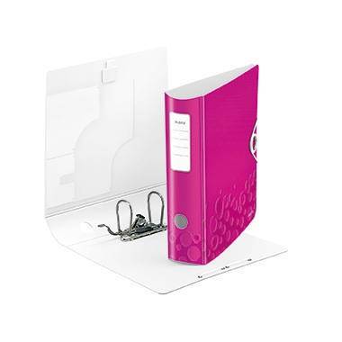 Leitz Ordner Active WOW 11060023 DIN A4 80mm Polypropylen pink
