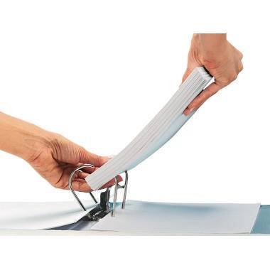 Leitz Ordner WOW 10060036 DIN A4 50mm Pappe blau metallic