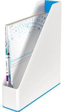 Leitz Stehsammler WOW 53621036 DIN A4 PS weiß/blau