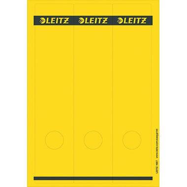 Leitz Ordneretikett 16870015 lang/breit Papier gelb 75 St./Pack.