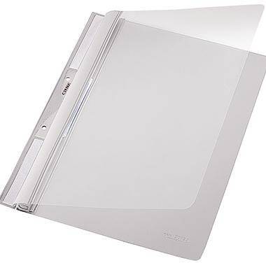 Leitz Einhakhefter 41900085 DIN A4 kfm. Heftung PVC grau