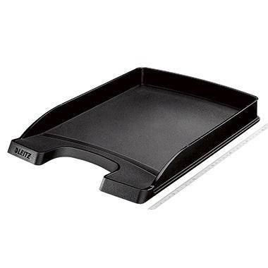 Leitz Briefablage Flach Plus 52370095 DIN A4 stapelbar PS sw