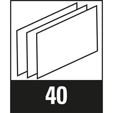 Leitz Hängekorb 19100089 max. 40Mappen PS/Alu dunkelgrau