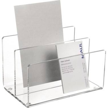 MAUL Kartenständer 1952005 15,3x10x9,9cm Acryl glasklar