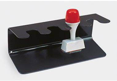 MAUL Stempelträger Metall gerade 4er 15,5x6,5x6,2cm lackiert schwarz