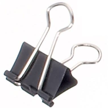 Maul Foldbackklemmer mauly 2141390 Klemmweite 4mm schwarz 12St./Pack.