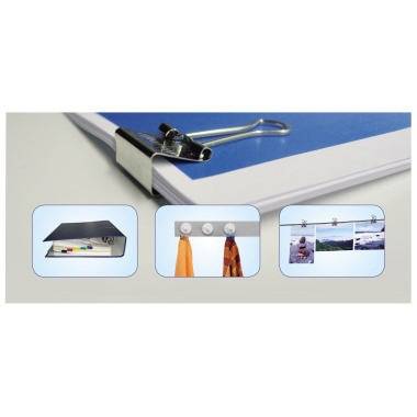 Maul Foldbackklemmer mauly 2141390 Klemmweite 4mm schwarz 12St./Pack.