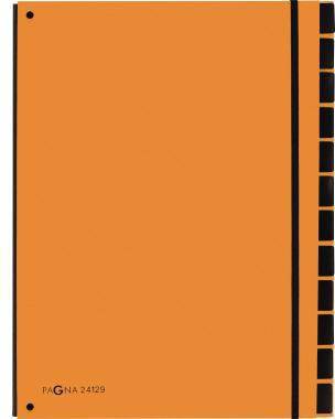 PAGNA Pultordner 24129-09 34x26,5x2cm 12Fächer orange