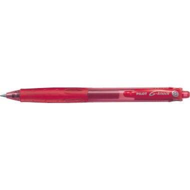 PILOT Gelschreiber G-Knock 07 BEGREEN 2716702 LGK-10F-R-BG rot