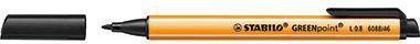 STABILO Feinschreiber GREENpoint 6088/46 0,8mm schwarz