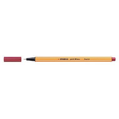 STABILO Fineliner point 88 88/50 0,4mm dunkelrot