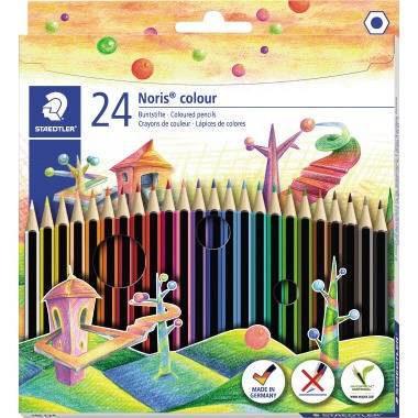 STAEDTLER Farbstift Noris colour 185C24 f. sortiert 24 St./Pack