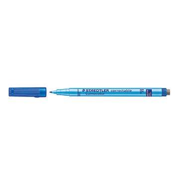 STAEDTLER Folienschreiber Lumocolor correctable 305 F-3 0,6mm blau