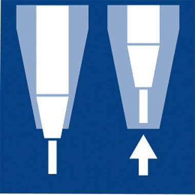 STAEDTLER Druckbleistift triplus micro 774 27 0,7mm B +Radierer grau