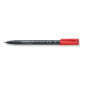 STAEDTLER Folienschreiber Lumocolor 318-2 0,6mm permanent rot