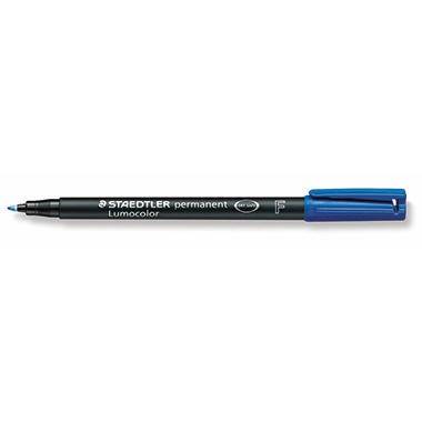 STAEDTLER Folienschreiber Lumocolor 318-3 0,6mm permanent blau