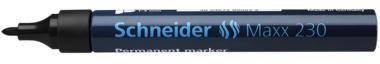 SCHNEIDER Permanentmarker 230 Rundspitze 1-3mm schwarz 123001