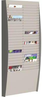 Paperflow Wand-Sortiertafel V 50F A4V2X25.02 DIN A4 grau