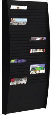 Paperflow Wand-Sortiertafel V 50F A4V2X25.01 DIN A4 schwarz