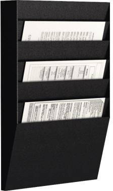 Paperflow Wand-Sortiertafel H 6F A4H1X6.01 DIN A4 schwarz