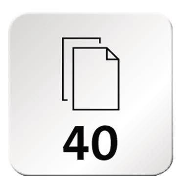 NOVUS Heftgerät B4 020-1267 max. 40Bl. Metall/Kunststoff schwarz