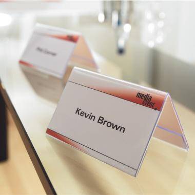 Sigel Tischaufsteller TA138 Dachform 95x42mm gk 10 St./Pack.