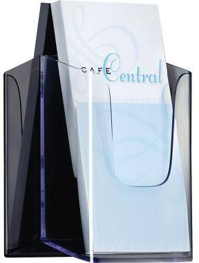 Sigel Wandprospekthalter LH117 für DIN lang 1Fach Acryl glasklar