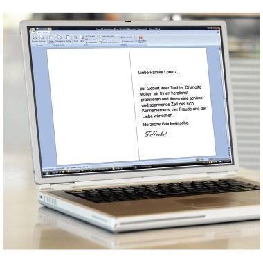 Sigel Faltkarte Baby DS040 10 St./Pack. +Umschl.