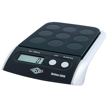 WEDO Briefwaage Optimo 5000 0485001 5kg sw/si +Batterien