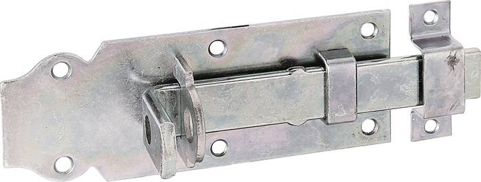 Schlossriegel L.140mm B.52mm ger.STA galv.verz.d.pass.Ausschub 41mm GAH