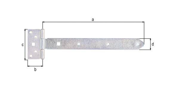 Kreuzgehänge L.292,5x45xB.90x34xStärke 2,3mm STA galv.verz.d.pass.GAH