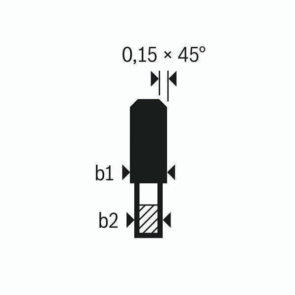Kreissägeblatt AD 165mm Z.4 TCG Bohr.20mm Schnitt-B.2,2mm HM BOSCH
