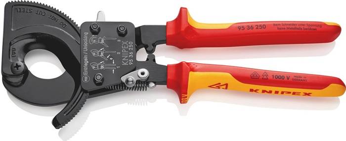 Kabelschneider Gesamt-L.250mm max.32 (240 mm²)mm Mehrkomp.-Hüllen VDE KNIPEX