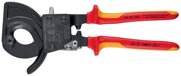 Kabelschneider Gesamt-L.250mm max.32 (240 mm²)mm Mehrkomp.-Hüllen VDE KNIPEX