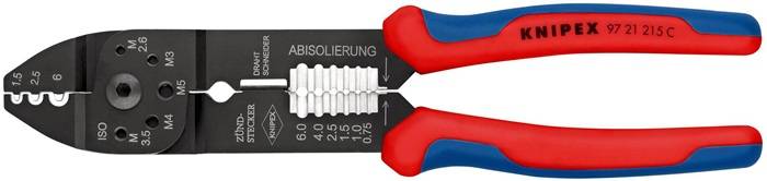 Crimpzange L.230mm 0,5- 6 (AWG 20-10) mm² KNIPEX