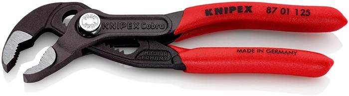 Wasserpumpenzange Cobra® L.125mm Spann-W.27mm pol.Ku.-Überzug KNIPEX