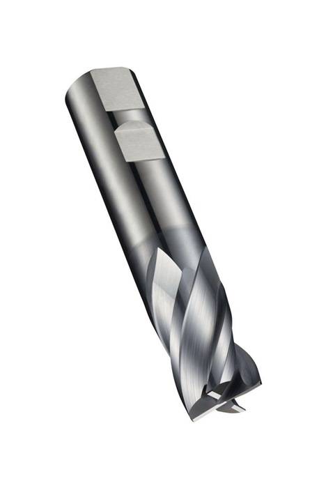 Schaftfräser S804HB DIN 6527K D.25mm Gesamt-L.121mm Schneiden-L.32mm HM AlCrN 34