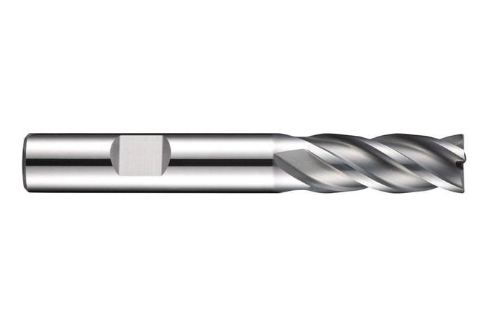 Schaftfräser S814HB DIN 6527L D.3mm Gesamt-L.57mm Schneiden-L.8mm HM AlCrN 34Gra