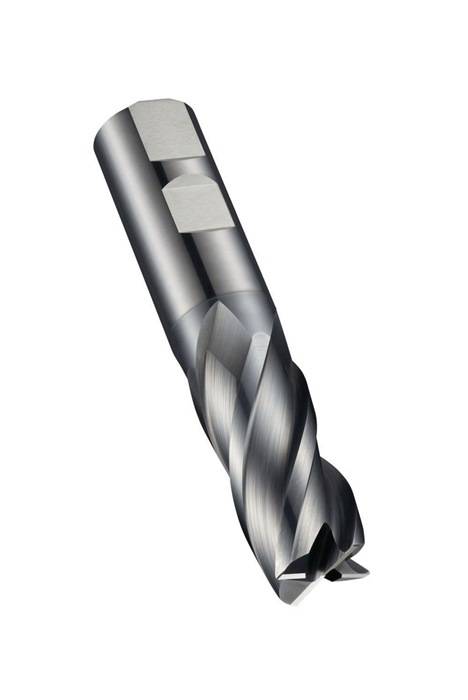 Schaftfräser S814HB DIN 6527L D.25mm Gesamt-L.121mm Schneiden-L.45mm HM AlCrN 34