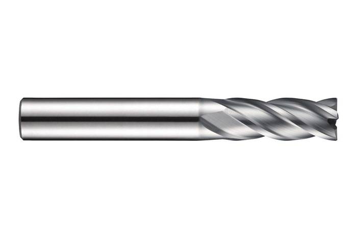 Schaftfräser S814HA DIN 6527L D.3mm Gesamt-L.57mm Schneiden-L.8mm HM AlCrN 34Gra